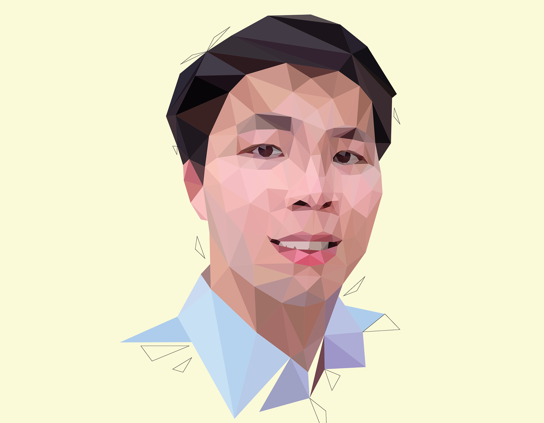 Jieneng Chen portrait illustration for Young American Scientists